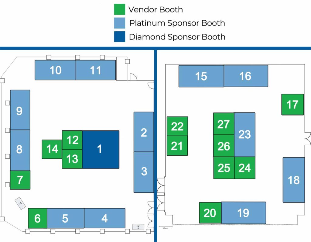 2026 IACP Conference vendor floor plan